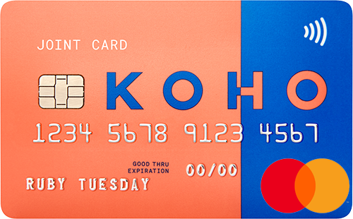 Koho 선불 신용 카드