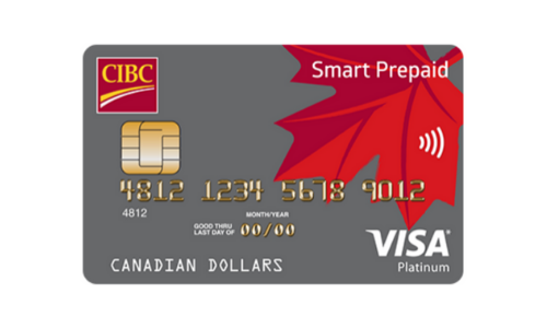  Carte Visa Prépayée intelligente CIBC 