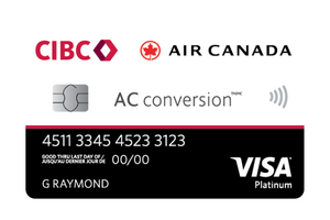 CIBC Air Canada AC konvertering