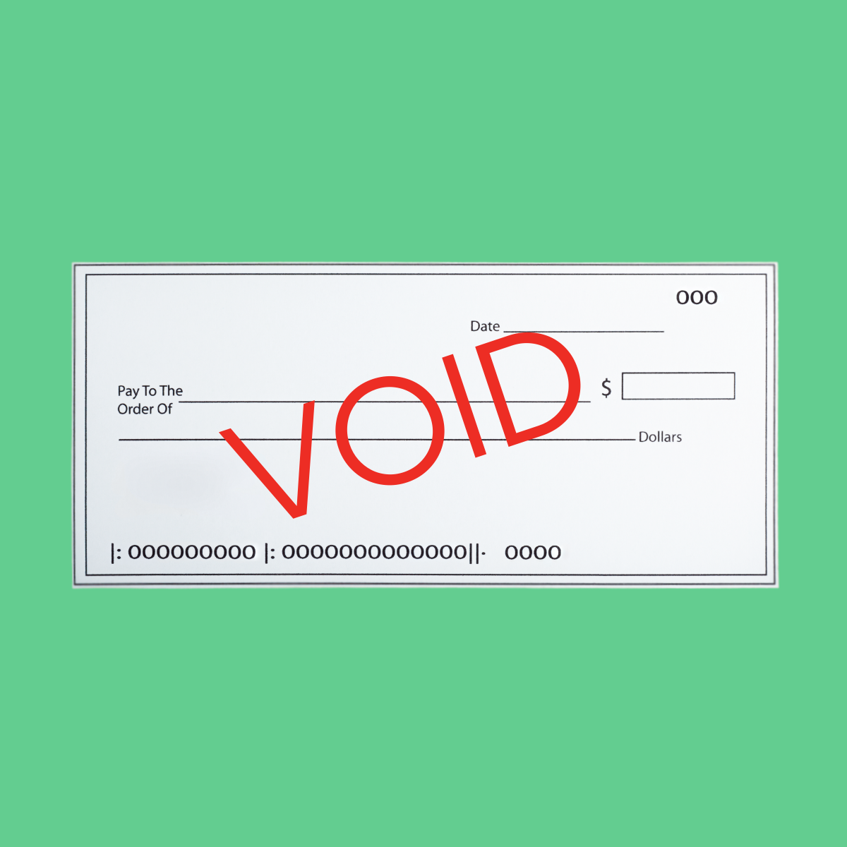 void cheque